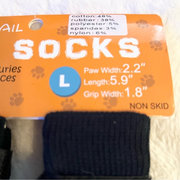 NWT KOOLTAIL Dog Socks Anti Slip Traction Control Waterproof Paw Protector Large - Picture 7 of 12
